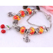 good quality cherry teapot custom wholesale friendship connect resin bracelets